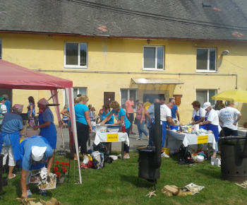 Čiernohorská haluška v obci Ľubovec