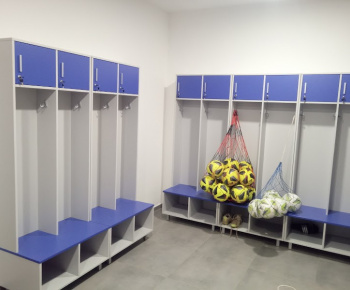 Aktuality / Projekt: Vybavenie budovy šatní ŠK Sedlice novým nábytkom - foto
