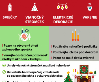 Aktuality / Riziká požiaru počas vianočných sviatkov a tipy na ich bezpečné prežitie - foto