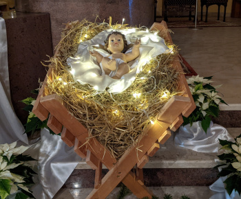 Vianočná výzdoba kostola