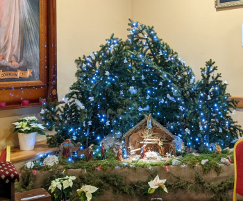 Vianočná výzdoba kostola