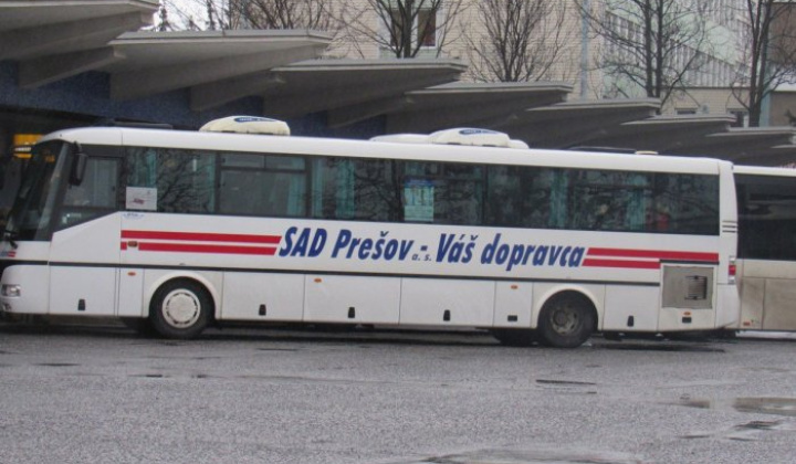 Zmena cestovného poriadku SAD Prešov