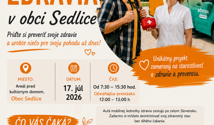 Deň zdravia v obci Sedlice
