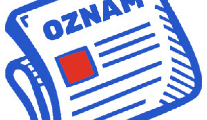 Oznámenie o preberaní kandidátnych listín 